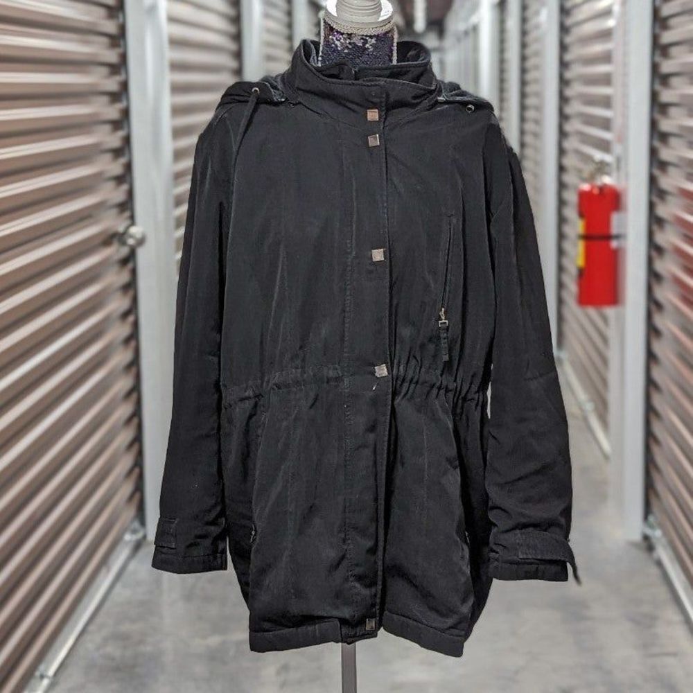 Vintage Unbranded Heavy Black Winter Coat